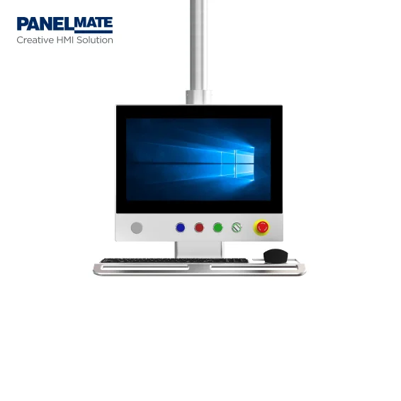15.6 Inch Industrial Touch Display with Arm Operational Cantilever Monitor With KVM HMI Touchscreen PanelMate