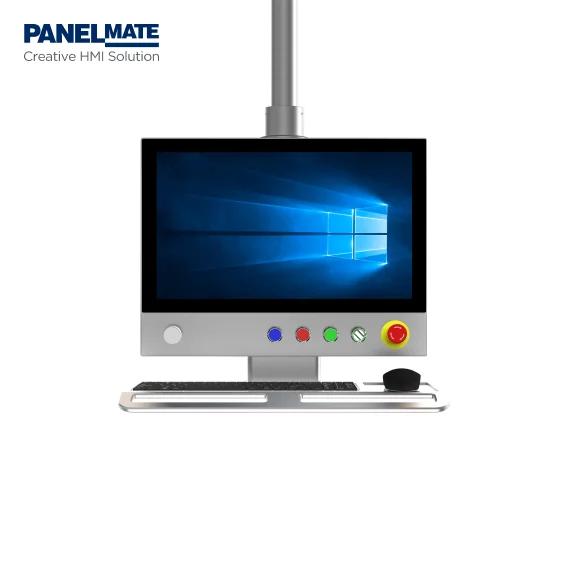 Makine Otomasyonu için Dokunmatik Ekranlı IP65 LCD Ekranlı 18,5 İnç Destekli Kol Panel PC PanelMate