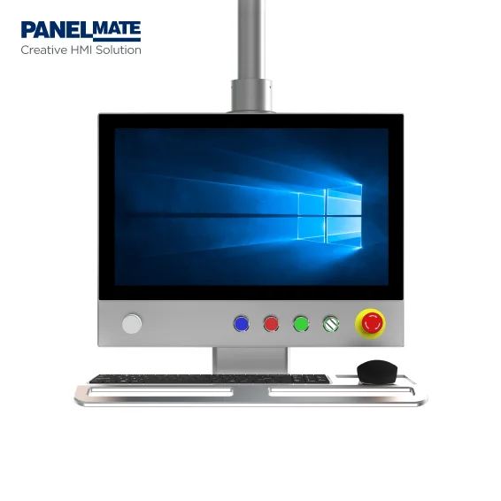 Endüstriyel Uygulamalar İçin 1920X1080 LCD Ekran Çözünürlüğüne Sahip 21,5 İnç Konsol Endüstriyel PC PanelMate